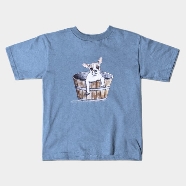 Puppy Kids T-Shirt by DarkoRikalo86